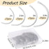 100 PCS Curved Needles, Curved Sewing Needles, Leather Needles, Weaving Needle for Carpet Leather Canvas Repairing, Blocking Knitting, Modelling a...