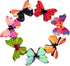 50pcs Mixed Pack 1-inch Colorful Butterfly Wooden Buttons - Retro DIY Handmade Buttons for Children's Crafts and DIY Projects...