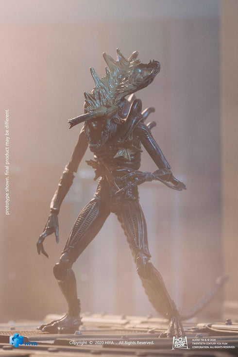 Hiya Toys Exquisite Mini Series 1/18 Scale 5 Inch Aliens Headshot Alien Warrior Action Figure...