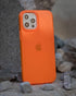 FELONY CASE - iPhone 12 Pro Max Neon Orange Clear Protective Case, TPU and Polycarbonate Shock-Absorbing Bright Cover - Crack Proof with a Gloss F...