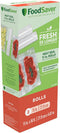 FoodSaver 11" x 16' Vacuum Seal Rolls with BPA-Free Multilayer Construction for Food Preservation, 2-Pack...