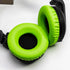 Stylish Color Options Dj Work Ear Pads Foam Cushion Compatible with Pioneer Hdj-X5 X5bt Hdj-X7 X7bt Hdj-X10 Dj Headset Headphone (Green Ear Pads L...