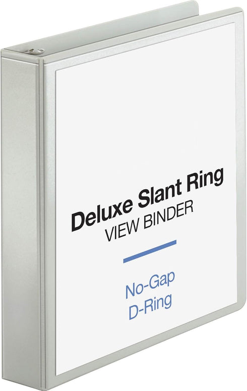 Business Source 1 1/2" Slant-D Ring Binder...