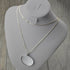 5X Magnifying Glass Pendant 1.6" Glass Lens Dia. and 35" Alloy Necklace (Silver)...