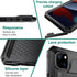 Marrkey Waterproof Case for iPhone 15, Heavy Duty Durable Metal Full Body Built-in Screen Protection Case Shockproof Dustproof Rugged Military Gra...