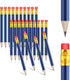 24 Pcs Mini Pencils Golf Pencils With Erasers Bridal Shower Pencils HB Graphite Pencil For Students Designers Architects School Office(white)...