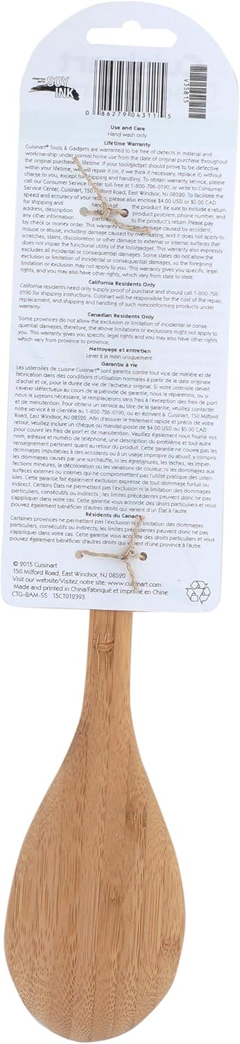 Cuisinart GreenGourmet Bamboo Solid Spoon...