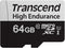 Transcend TS64GUSD350V 64GB UHS-I U1 Micro SD Memory Card...