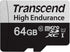 Transcend TS64GUSD350V 64GB UHS-I U1 Micro SD Memory Card...