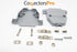 6 Sets Solder Cup DB25 Male + Plastic Hoods, 25 Pins D-Sub Connector & Hood Set, 12-Pack (6 DB25 Males + 6 Hoods)...