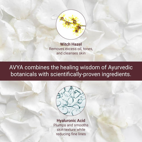 AVYA Pore Minimizing Toner (Travel Size - 1 fl oz) - Infused with Hyaluronic Acid, Witch Hazel for Toning and Cleansing, Licorice Root for Soothin...
