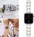 OULUCCI Compatible with Apple Watch Band 38mm 40mm 41mm Women iWatch SE, Series 8 7 SE 6 5 4 3 2 1 Stainless Steel Wristband D-Link Sport Strap Si...