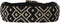 Handmade Dog Collar Adjustable Size S - Unique Pet Accessories, Handcrafted in Mexico, Unique Design, Durable and Strong for Your Dog (Black and W...