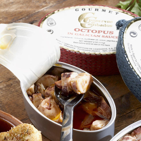 Conservas de Cambados Octopus in Salsa Gallega (4 oz/111 g Tin)...