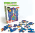 Playhouse Glow in The Dark Blast Off 30-piece Die-Cut Shaped Mini Puzzle for Kids...