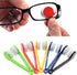 5 Pcs Mini Sun Glasses Eyeglass Microfiber Spectacles Cleaner Soft Brush Cleaning Tool Mini Microfiber Glasses Eyeglasses Cleaner Cleaning Clip (B...
