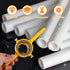 6PCS Pvc Thread Maker Tool, Reusable Pipe Threader Kit, Pipe Threader Plumbing Tool Kit Pipe Round Die Set Pipe Thread Die Kit with 1/2 Inch 3/4 I...