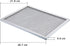 2 Packs Aluminum Range Hood Grease Filter Range Hood Vent Filter Compatible with Broan Kenmore, F40000, 41000, 42000-K, Nutone RL6100F-R, SL6200-H, RL6300-H, RL6100-H, 8-3/4 x 10-1/2 x 3/32 Inch