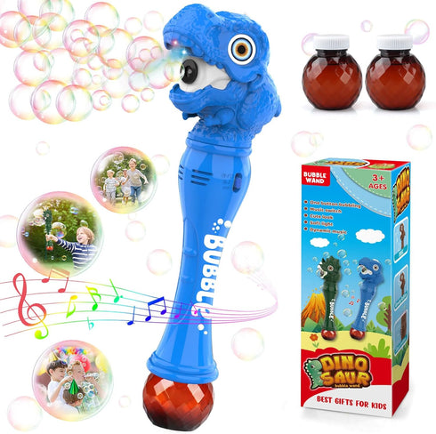 Bubble Wand Toys for 3 4 5 6 7 8 Years Old Boys: Bubbles Machine Bubble Blower for Toddlers 1-3 Outdoor Toys for Toddlers Age 1-3 Dinosaur Toys fo...