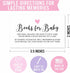 Hadley Designs 25 Books For Baby Shower Request Cards - Pink Baby Shower Invitation Inserts, Guest Book Alternative, Bring A Book Instead Of A Car...