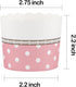 Webake Large Paper Baking Cups, 6oz Cupcake Muffin Cases Jumbo Cupcake Liners, Set of 25 Pink Cupcake Liners for Valentine's Day, Wedding...