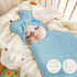 Baby Blankets,5PCS Security Blanket for Babies - Swaddle Adjustable Wearable Blanket, 5pcs Newborn Accessories Set with Hello World Wooden Birth A...