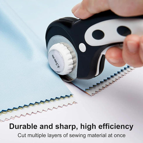 10 Packs 45mm Rotary Cutter Blades 45mm Quilting supplies Rotary Cutter Blades for fabric by SSPONT, compatible with OLFA,Fiskars,Mr.Pen,DAFA,True...