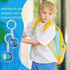 Junkin 80 Pcs Earth Day Globe Keychains Kids Earth Keyrings Planet Key Chains with Globe for Keys Birthday Party Favors Children (World Map)...