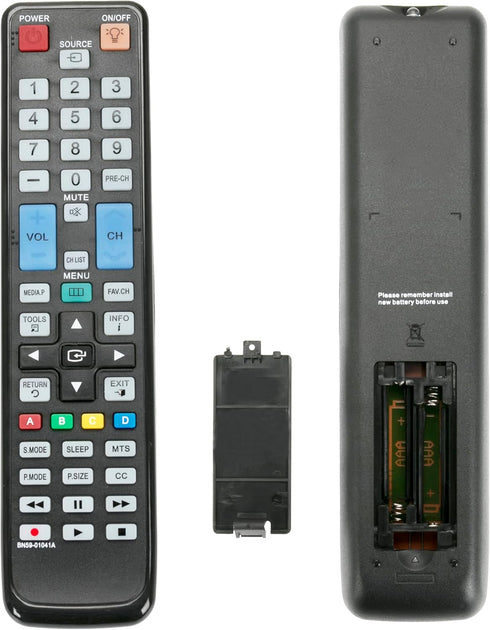 BN59-01041A Replacement Remote fit for Samsung LCD LED Smart TV LN46C550J1F LN46C600F3F LN46C610N1F LN46C630K1F LN46D610M4F LN46D630M3F LN55C610N1...