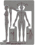 Pickett Female Human Figure Template (1141I)...