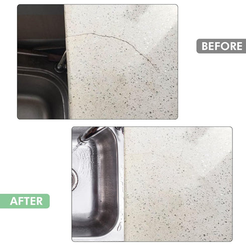 Quartz Tile Granite Marble Countertop Repair Kit (Color Match), Quartz Countertop Chip Repair Kit, Epoxy Cracked Tile Filler for Porcelain Stone C...