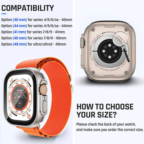 Goton 2 in 1 Waterproof Case for Apple Watch Ultra Ultra2 Screen Protector 49mm, 360 Protective Glass Face Cover Hard PC Bumper + Back Frame for i...