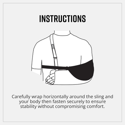 Brownmed - Joslin Sling Swathe - Arm Sling Accessory - Shoulder Stabilizer for Elbow Slings - Immobilizer Strap that Gently Holds the Arm Against ...