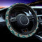 Hippie Flower Daisy Steering Wheel Cover for Women Men Anti-Slip Breathable and Sweat Absorption Universal 15 Inch Cute Steering Wheel Protector D...