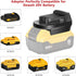 KUNLUN DL18ML Battery Converter for Dewalt to Milwaukee Battery Adapter, Convert for Dewalt 20V Battery to Milwaukee M18 18V Battery for Milwaukee...
