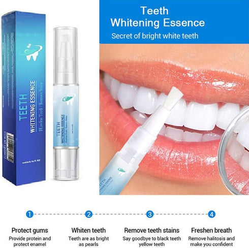 3Pcs Teeth Whitening Pen,Teeth Whitening Gel,Teeth Whitening Essence Pen,Intensive Teeth Stain Remover,Reduce Yellowing Oral Care for Women & Men....