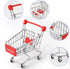 Shindel Mini Shopping Cart, Shopping Store Mini Toys Supermarket Handcart Shopping Cart Model, Desk Storage Toys Holder, Party Doll House Store Co...