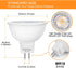 Mlambert 12 Pack MR16 LED Bulbs 50W Halogen Equivalent,2700K Warm White,5W GU5.3 MR16 12V Spotlight Bulb,Non-Dimmable,45° Beam Angle for Landscape...