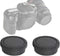 ( 2 Packs) Fotasy Rear Lens Cover Camera Body Cap for Canon EOS DSLR Camera Lenses, Canon EF/ Efs Lens Rear Cap Body Cap...