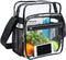 Clear Bag Stadium Approved, Clear Crossbody Messenger Shoulder Bag with Adjustable Strap for Concerts, Sports Events...