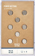 Wuerkin Stiffs Magnetic Power Buttons Pack of 8 | Magnets for Collar Stays in Storage Case | As Seen on Shark Tank...