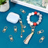PH PandaHall Key Chain Clips, 30 Pieces Golden Metal Lobster Claw Clasps Swivel Lanyards Trigger Snap Hooks Strap for Keychain Key Rings DIY Bags ...