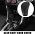 X AUTOHAUX Faux Leather Gear Shift Knob Cover for Subaru Forester 2014-2017 for Subaru Impreza 2012-2016 for Subaru XV Crosstrek 2013-2015 for Sub...