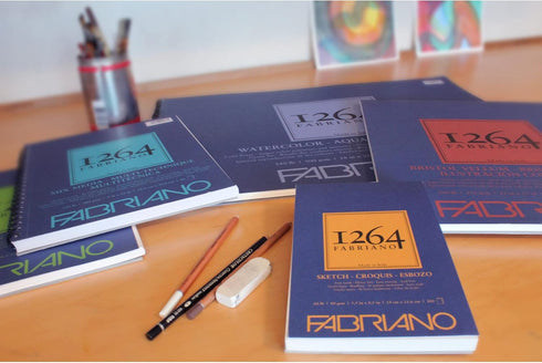 Fabriano 1264 Sketch Pad, 3.5 x 5, Light Cream...