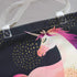 Premium Womens Tote Bag - Black Unicorn Style - Light Weight Sports Gym bag || Lunch bag || Yoga || Shopping bag || Travel Bag for Women || Washab...