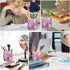 WAVEYU Pen Holder for Desk, Cute Ceramic Pencil Holder, Pen Cup Marker Holder Makeup Brush Holders, Desk Accessories & Workspace Organizers for Ho...