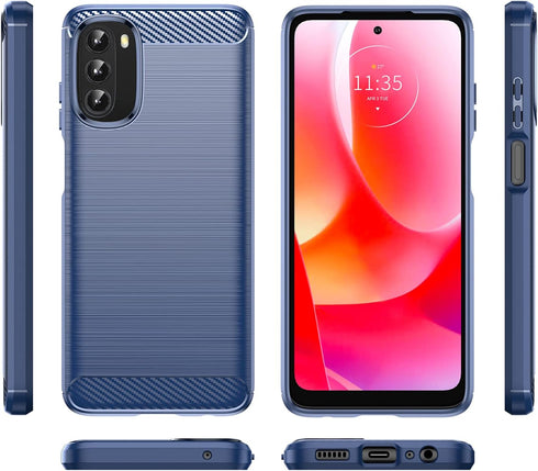 for Moto G 5G Case, Motorola Moto G 5G Case with HD Screen Protector, Fashion Non-Slip Shock-Absorption Flexible TPU Bumper Soft Rubber Protective...