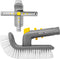 SWIMLINE HYDROTOOLS Pool Step & Corner Cleaning Brush W/ Adjustable 180 Degree Rotation Handle For Above Ground & Inground Pools Spas Hot Tubs Kit...