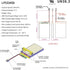 EEMB Lithium Polymer Battery 3.7V 950mAh 533450 Lipo Rechargeable Battery with Wire JST 2.0mm Connector for Speaker and Wireless Device- Confirm D...