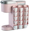 STORAGENIE Coffee Pod Holder for Keurig K-cup, Side Mount K Cup Storage, Perfect for Small Counters(Pink)...